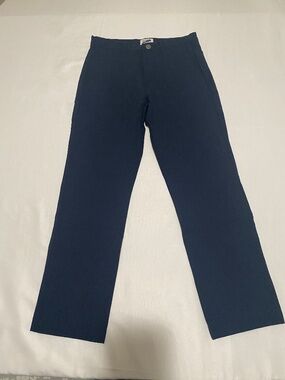 NWT Crewcuts Boys Performance Chino Pants - Navy Blue - Size 7